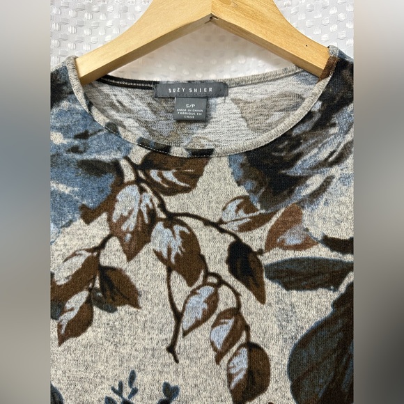 Suzy Shier print dress with waist tie - Picture 4 of 5